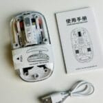 GearUP WM30 Transparent Crystal 2.4G + Bluetooth Magnetic Wireless Mouse