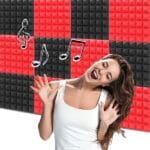 Soundproof Acoustic Foam Panel, Sound Insulation Treatment Studio Wall Liner Sound-Absorbing Pyramid Wall Panel - Image 3