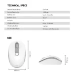 Fantech Go W192 Silent Wireless Mouse – Black - Image 4