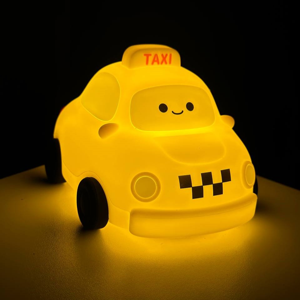 Soft Silicone Touch Control Rechargeable LED Taxi Night Lamp1 Soft Silicone Touch Control Rechargeable LED Taxi Night Lamp - Image 1